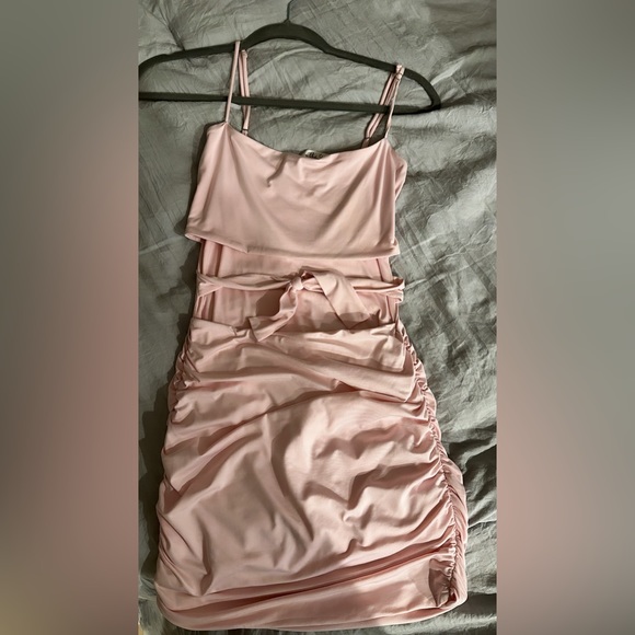 Baby pink mini dress from Lucy In the Sky - Picture 1 of 3